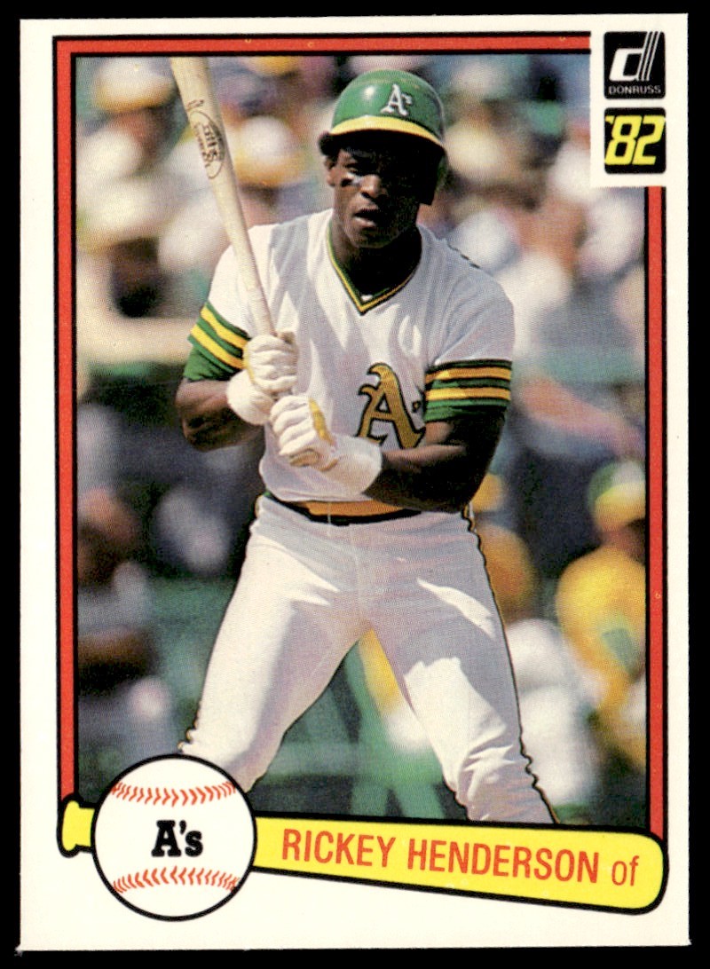 1982 Donruss Rickey Henderson #113