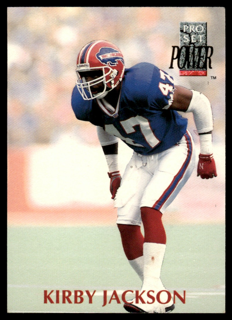 1992 Pro Set Power KIRBY JACKSON #47 Buffalo Bills - FREE Ship! | eBay