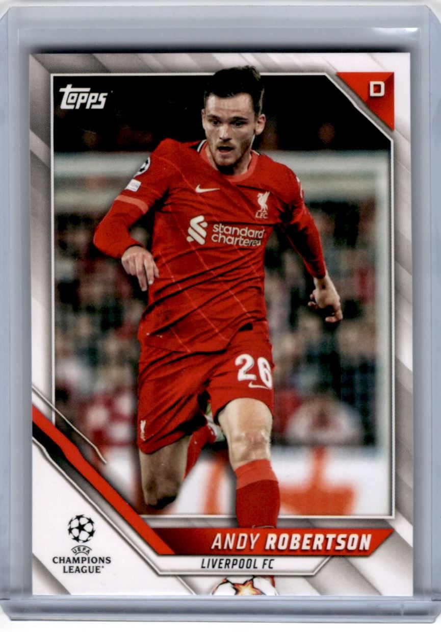リヴァプール　アンドリュー・ロバートソン （2022/23 Home Kit） 2022 Topps UCL Champions League Andy Robertson Liverpool #120