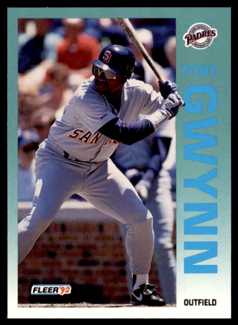 1992 Fleer MLB Tony Gwynn #605