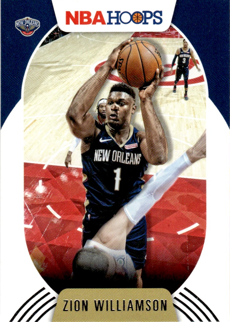 2020-21 nba hoops zion Williamson #163 card front image
