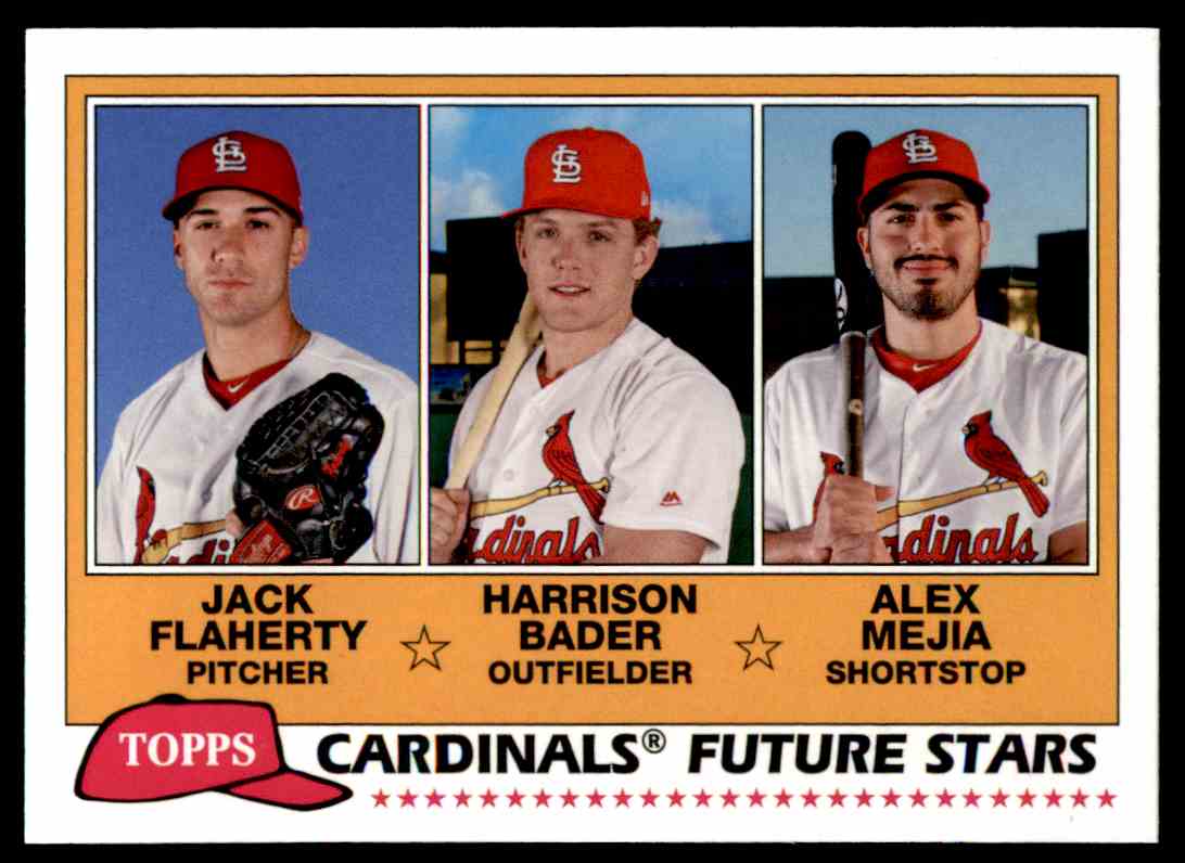 Jack Flaherty, Harrison Bader and Alex Mejia
