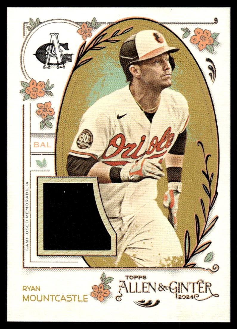 Ryan Mountcastle 2024 Topps Allen & Ginter Game Used Relic Card