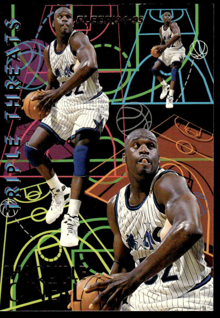 1994-95 Fleer shaquille o'neal #7 card front image