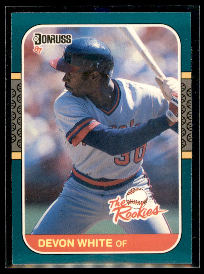 1987 Donruss The Rookies Devon White California Angels #8 - Picture 1 of 2