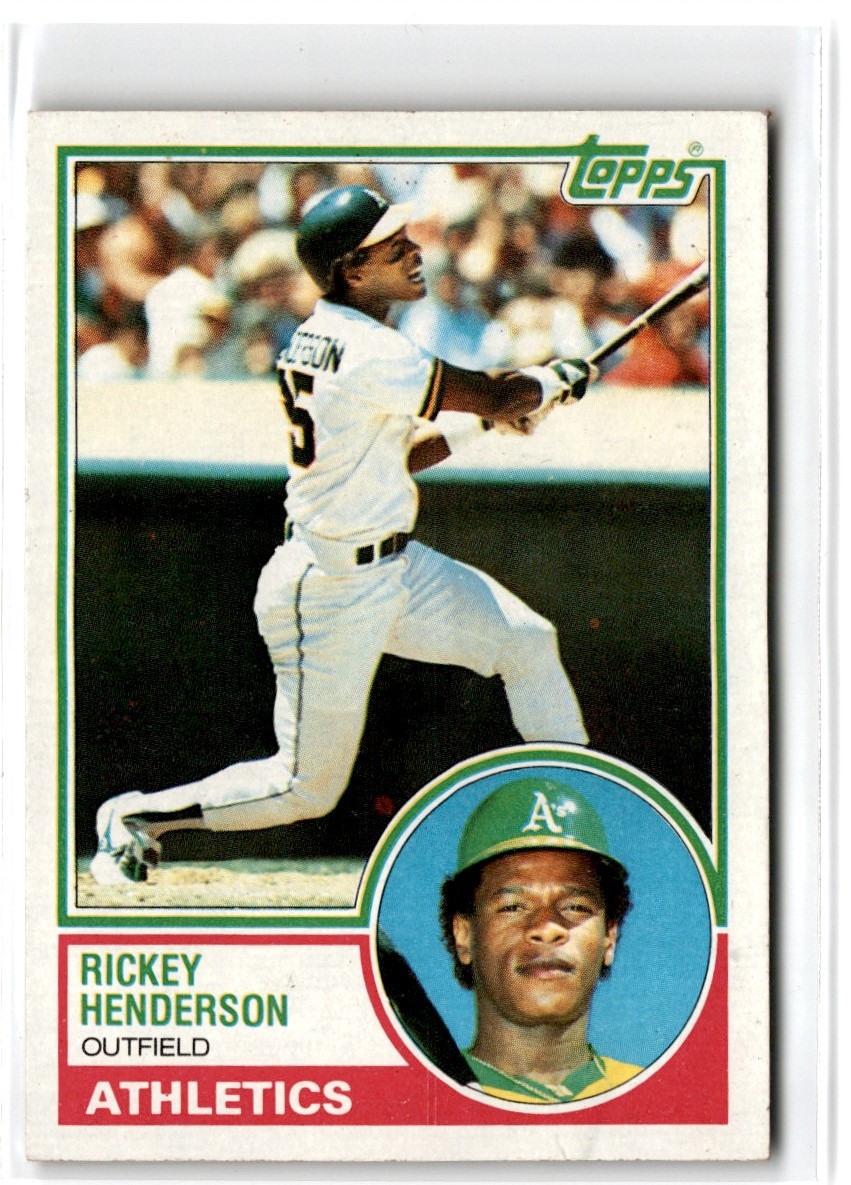 1983 Topps Rickey Henderson #180