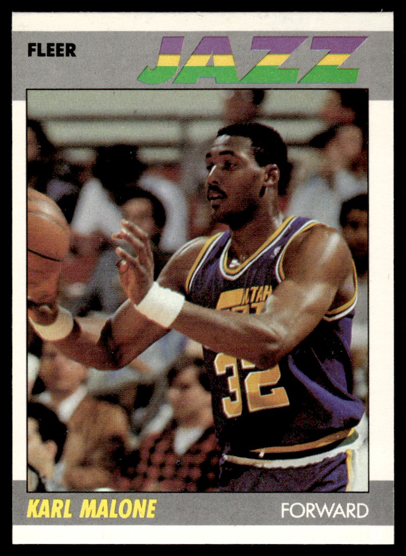 その他 fleer86 87 karl malone rc!!  mint 1986-87 Fleer #68 Karl Malone Rookie Card BCCG 10 Mint+