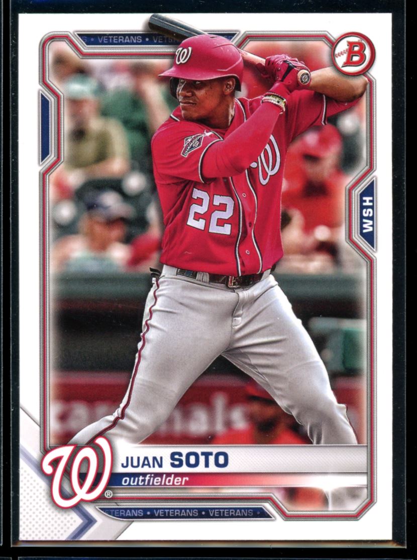 フアン・ソトTopps Bowman 2021カード ワシントン・ナショナルズ 2021 Bowman Juan Soto Washington Nationals #67 | eBay