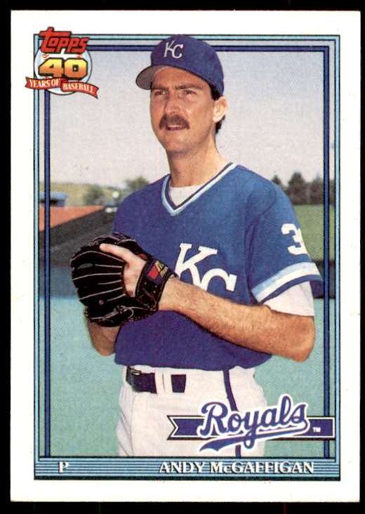 1991 Topps Andy McGaffigan #671