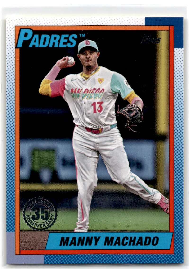 2025 Topps 1990 Baseball Manny Machado San Diego Padres #T90-78 | eBay