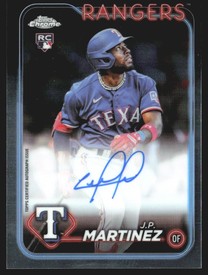 2024 Topps Chrome Rookie Auto J.P. Martinez #RA-JP TS8 | eBay