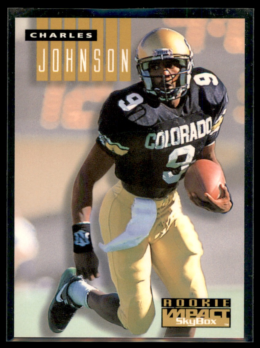 1994 SkyBox Impact Charles Johnson Rookie Pittsburgh Steelers #289 - Picture 1 of 2
