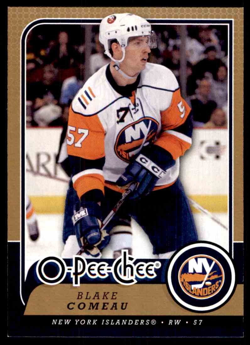 2008-09 O-Pee-Chee Blake Comeau #158
