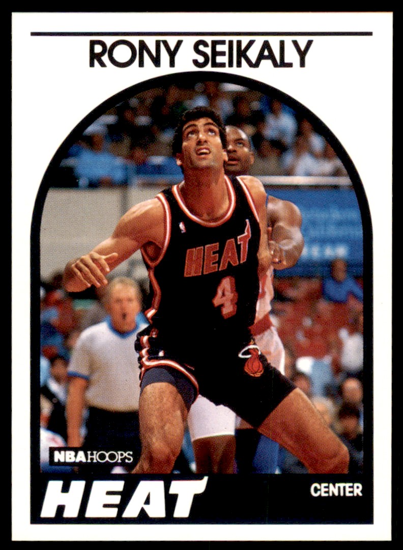 1989-90 NBA Hoops Rony Seikaly Rookie . Miami Heat #243 | eBay