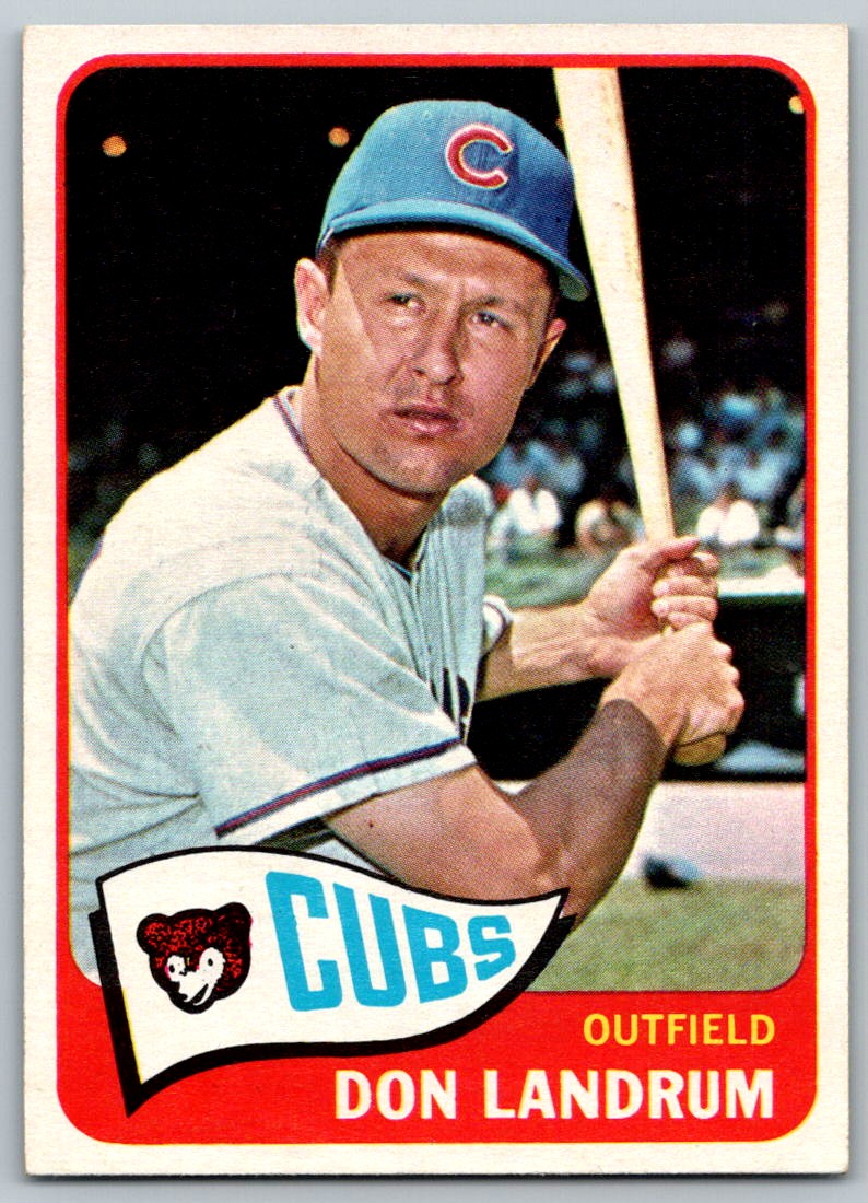 1965 Topps Don Landrum #596 card front image