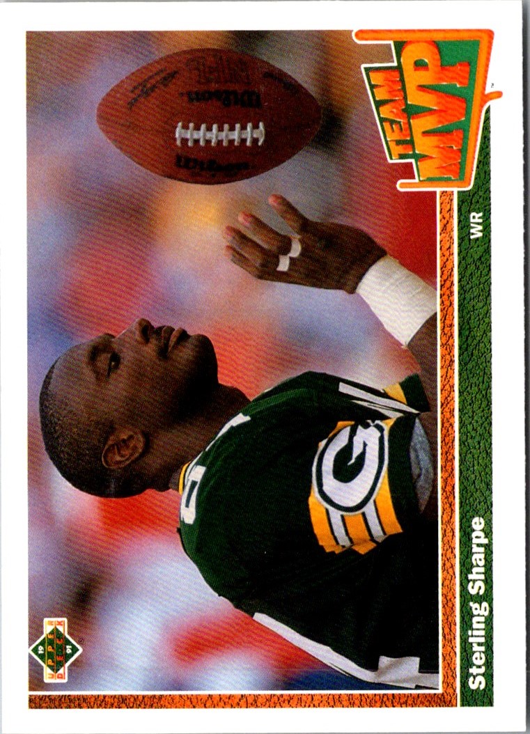 1991 Upper Deck Sterling Sharpe #459 on Kronozio