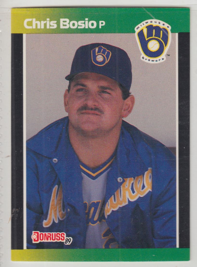 1989 Donruss Baseball's Best Chris Bosio #109 card front image