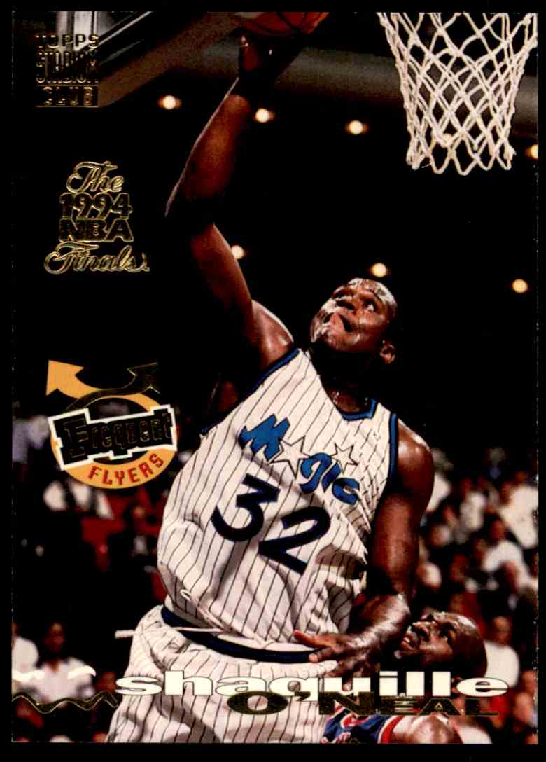1993-94 Topps Stadium Club Frequent Flyer Shaquille O'neal Magic