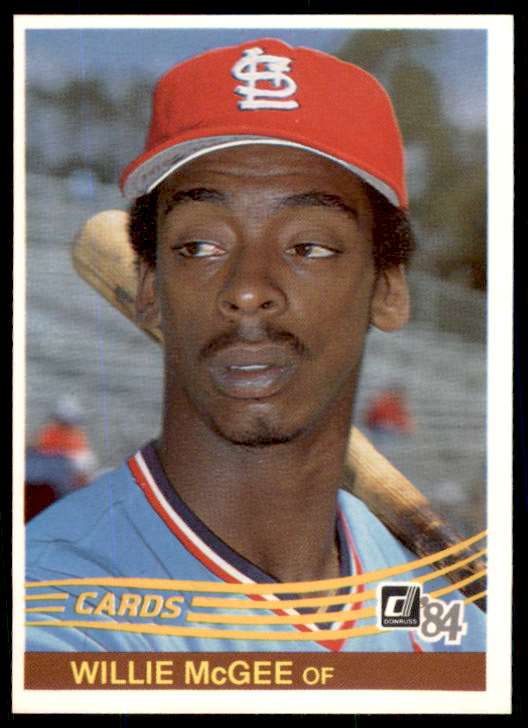1984 Donruss Baseball Willie McGee St. Louis Cardinals #353 | eBay