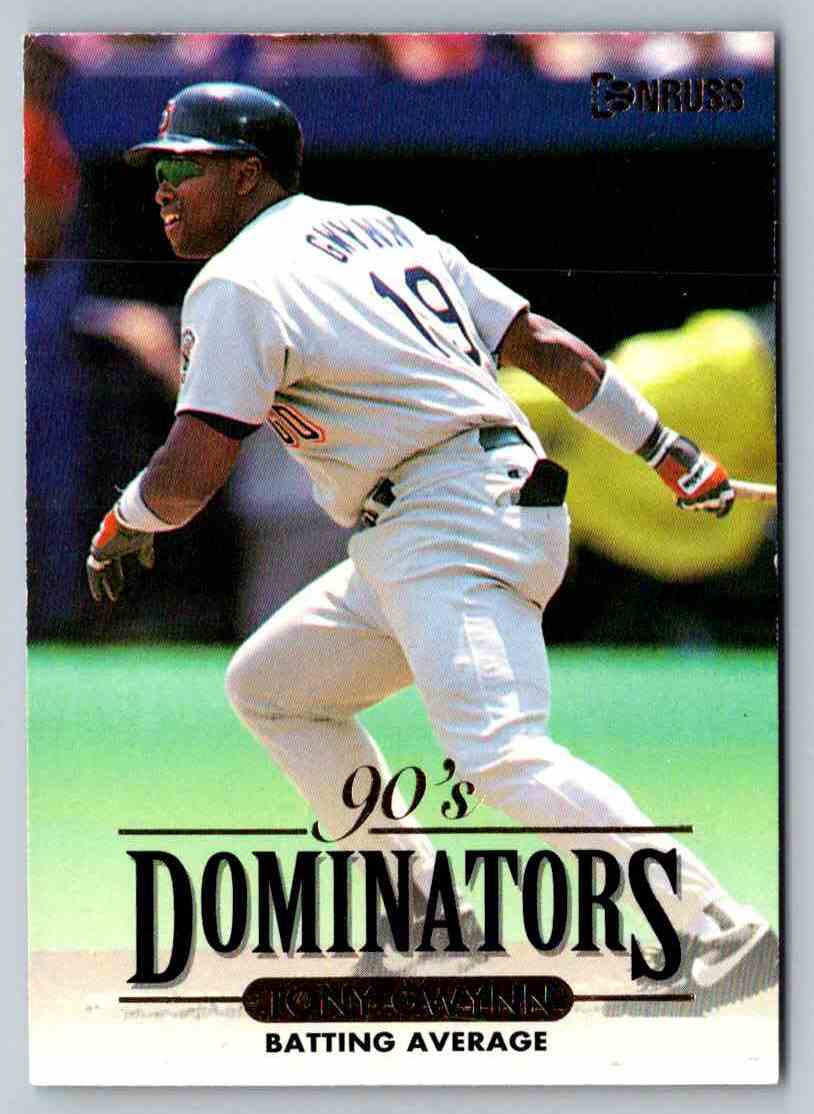 1994 Donruss 90's Dominators Batting Average Tony Gwynn #1