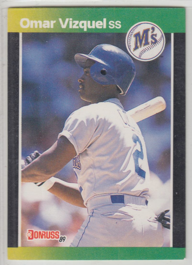 1989 Donruss Baseball's Best Omar Vizquel #163 card front image