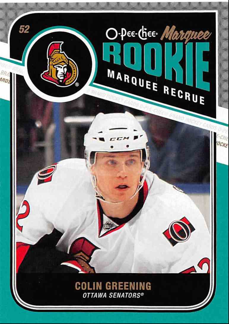 2011-12 O-Pee-Chee Colin Greening #566