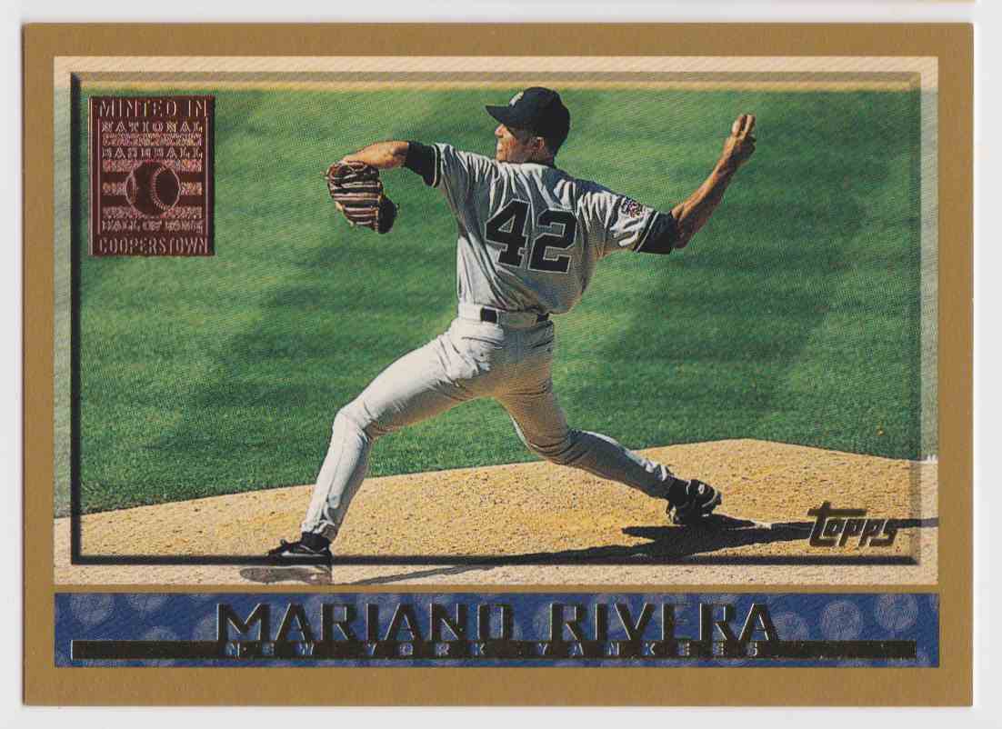  Mariano Rivera baseball card 1997 World Series Topps #228 foil  (New York Yankees) : Sports & Outdoors
