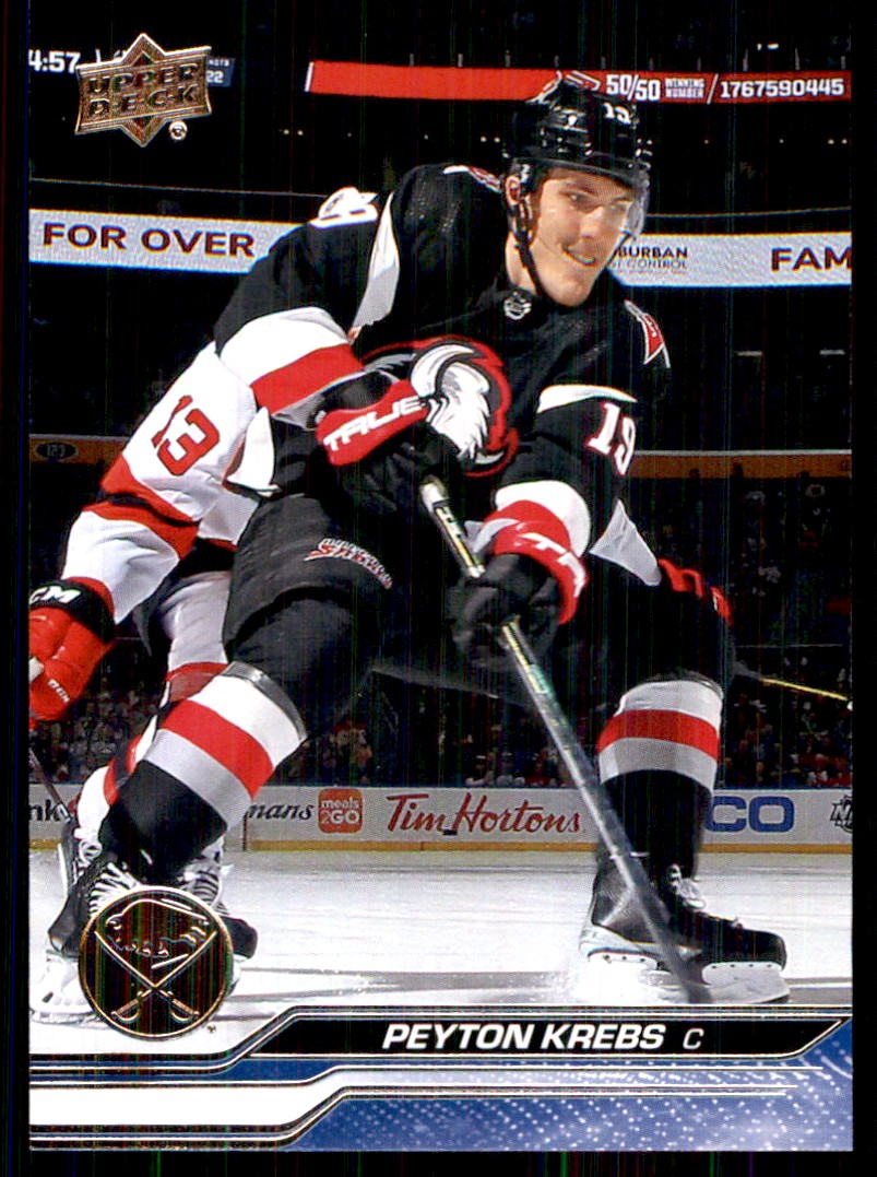 2023-24 Upper Deck Series 1 Peyton Krebs #19