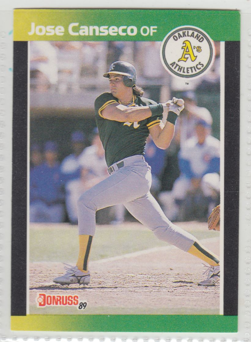 1989 Donruss Baseball's Best Jose Canseco #57 card front image