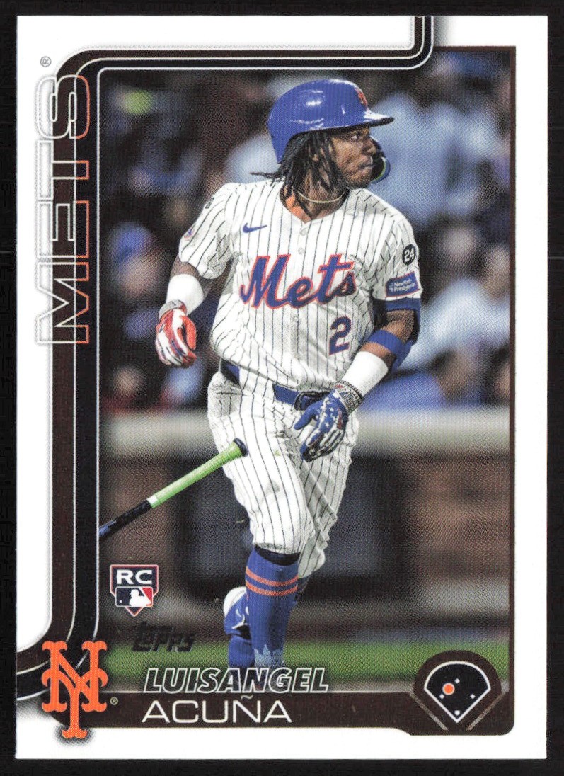 2025 Topps Series 2 Base Luisangel Acuna RC New York Mets