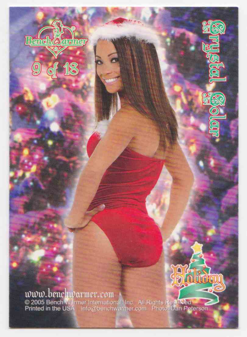 2005 Bench Warmer Holiday Foil Crystal Colar #9 card back image