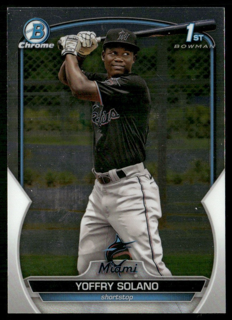 2023 Bowman Chrome Prospects Yoffry Solano #BCP-72 GS1-6 | eBay