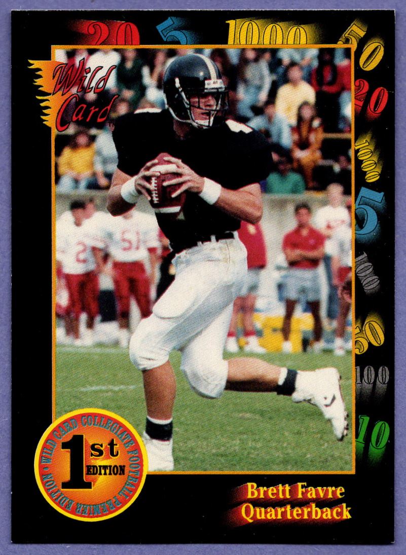 1991 Wild Card Draft Brett Favre #119 card front image
