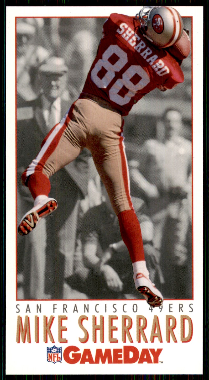 1992 GameDay Mike Sherrard San Francisco 49ers #115 NFL Football