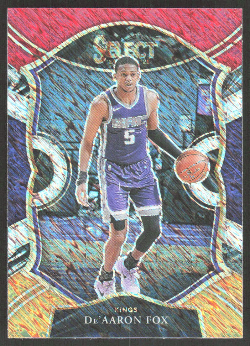 2020-21 3259E Panini Select Red White Orange SHIMMER PRIZM De