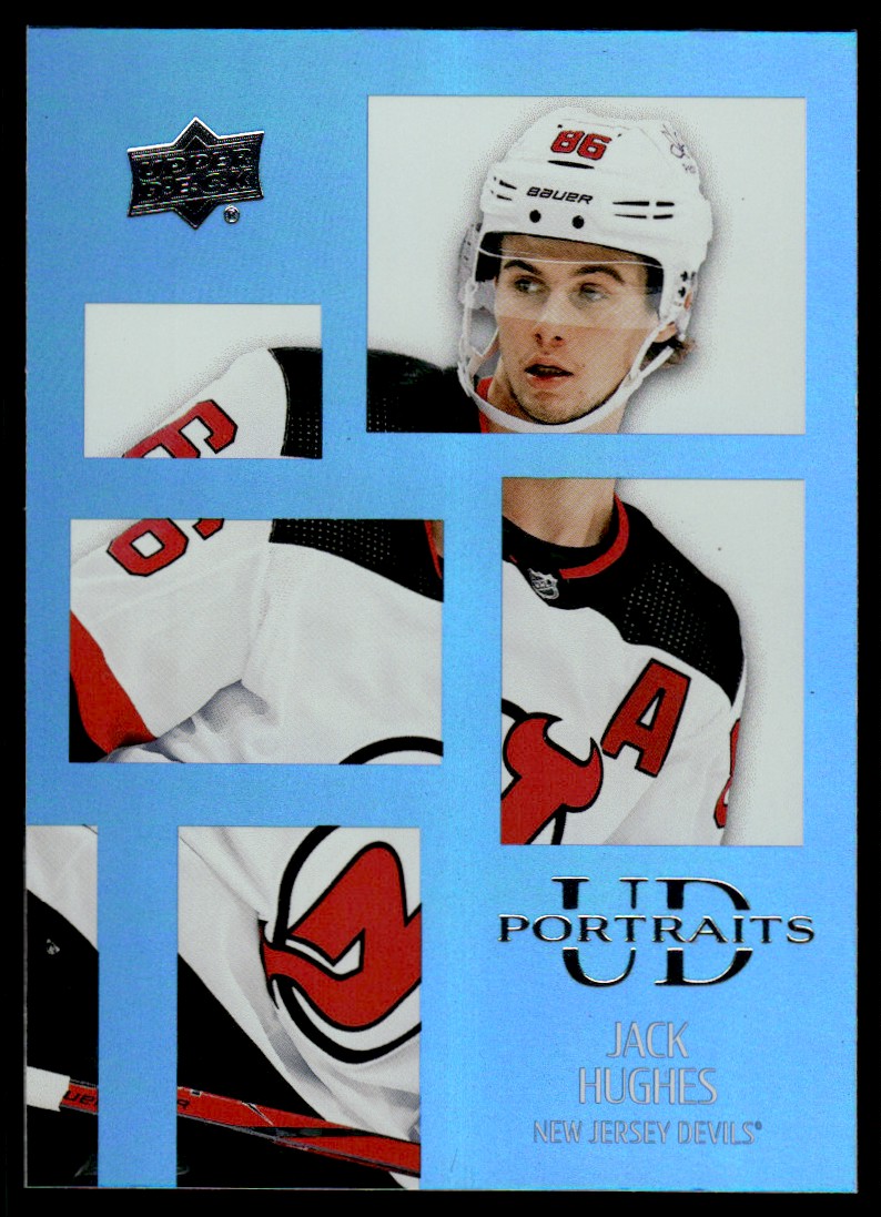 UPPER DECK NHLカード EXQUISITE COLLECTION JACK HUGHES DEVILS 23/99 #R25 送料無料 中古 IT1 UPPER DECK NHLカード EXQUISITE COLLECTION JACK HUGHES DEVILS