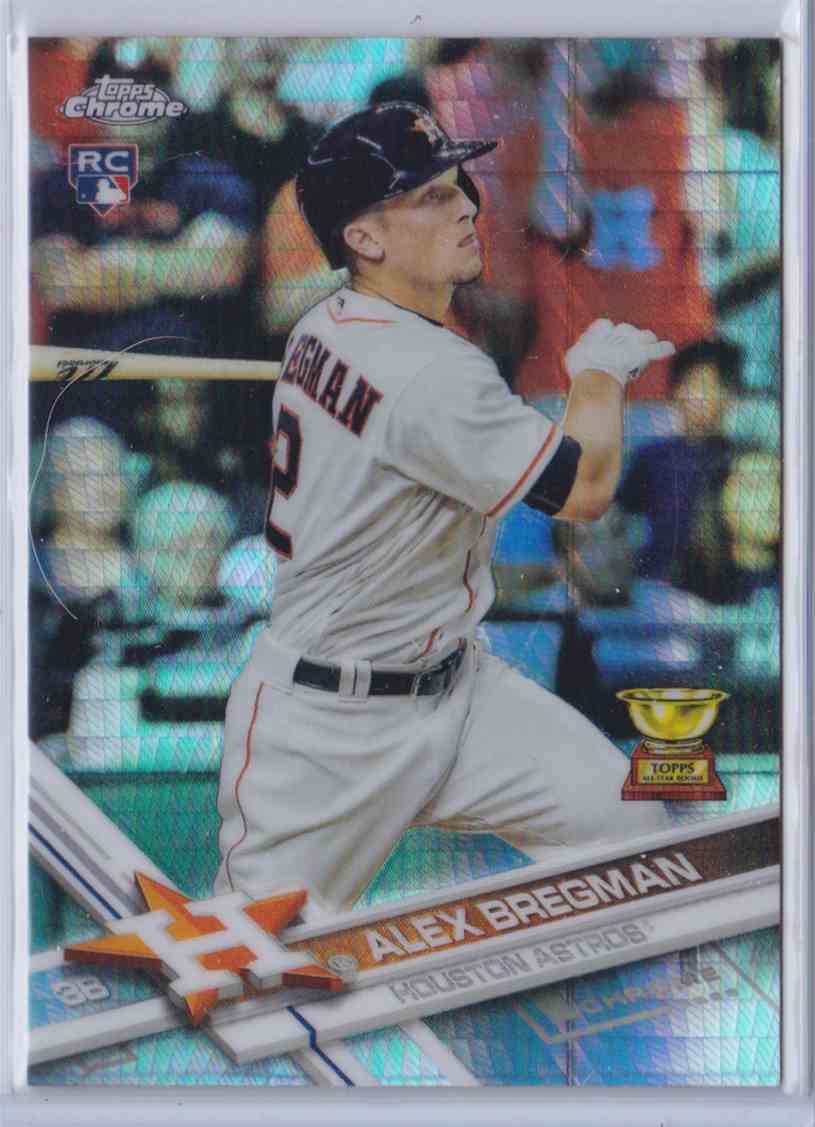 2017 Topps Chrome Baseball #9 Alex Bregman Rookie Card