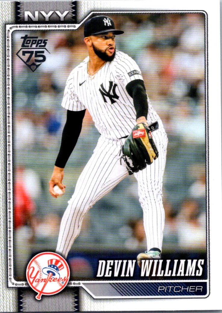 2026 Topps 75th Anniversary Series 1 Devin Williams New York