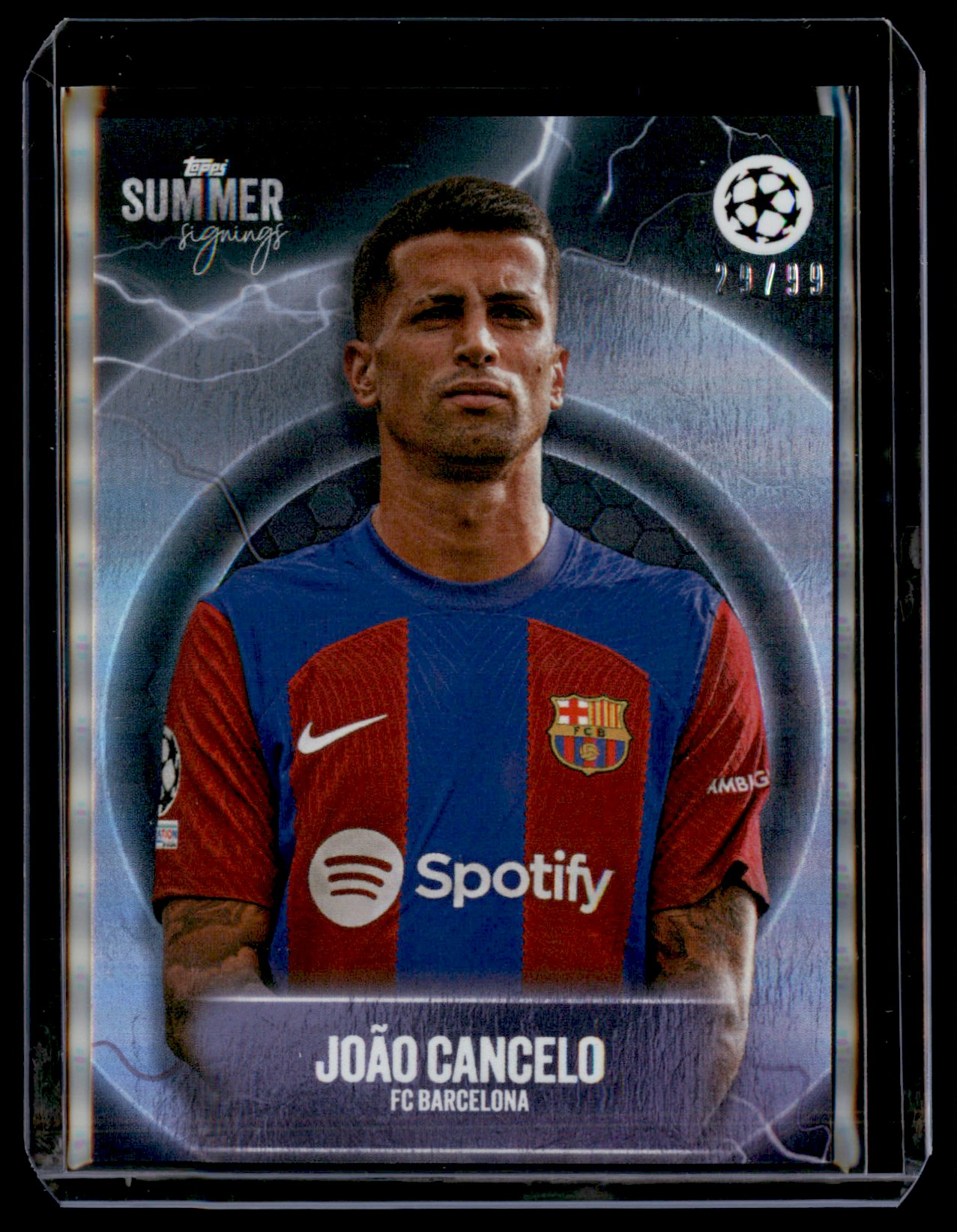 2023 topps summer signings joao cancelo card front image