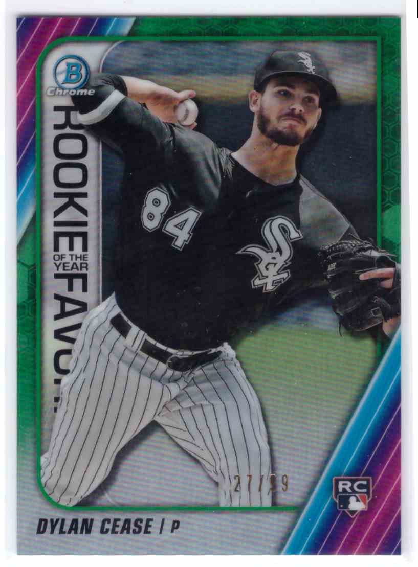 2020 Rookie Of The Year Favorites Dylan Cease Rookie 27/99 Chicago ...