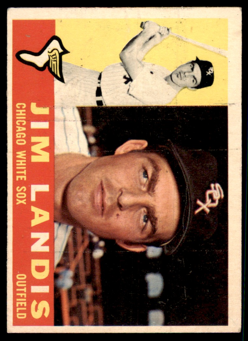 1960 Topps Jim Landis #550 card front image