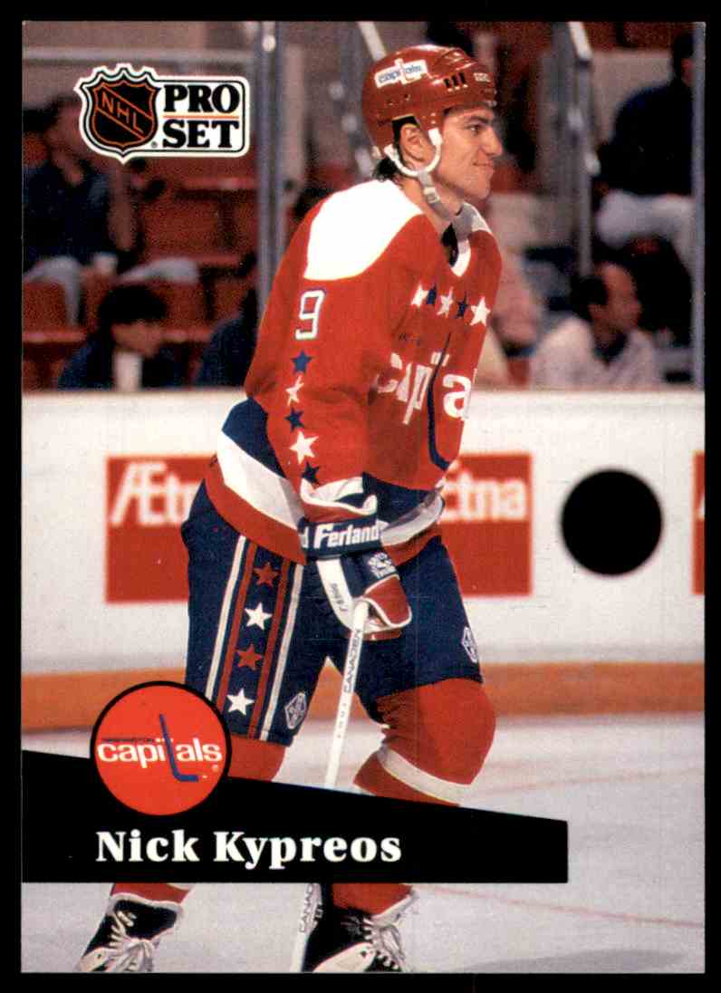 1991-92 Pro Set Hockey Card Nick Kypreos #513