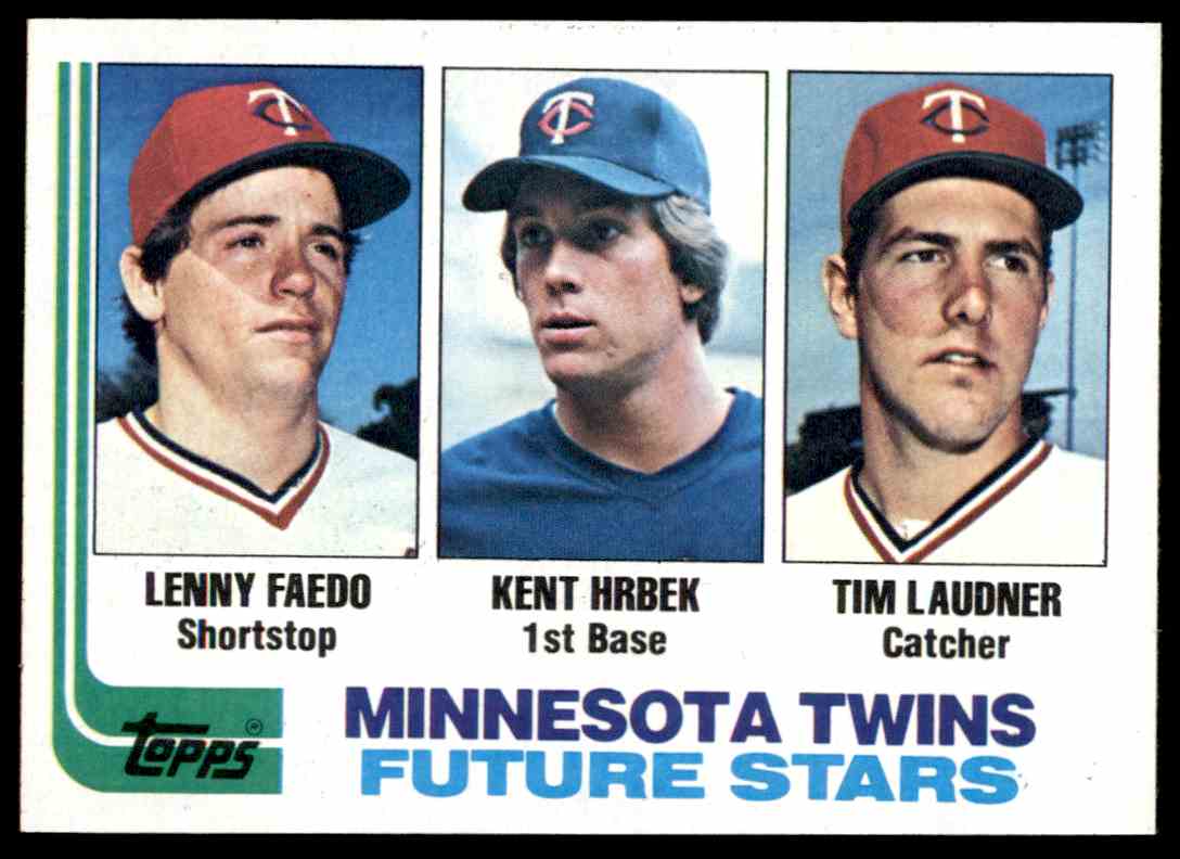 Lenny Faedo, Kent Hrbek and Tim Laudner
