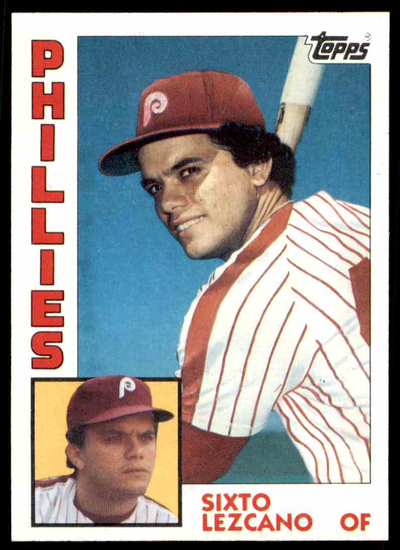 1984 Topps MLB Baseball Sixto Lezcano #185