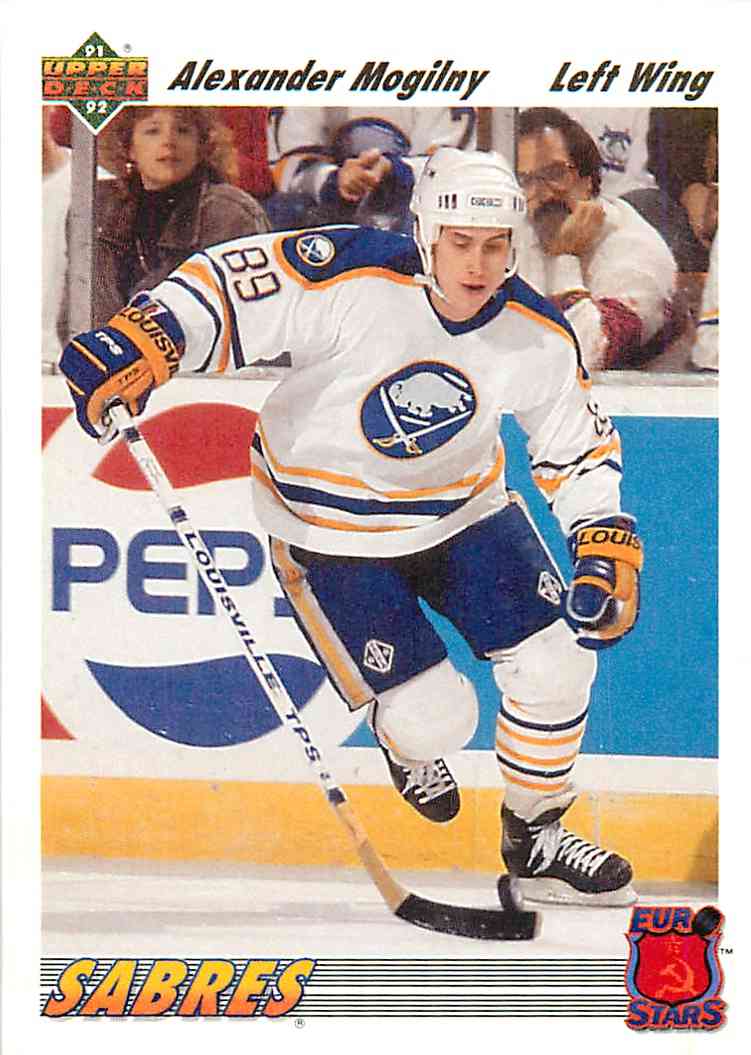 1991-92 Upper Deck Eru Stars Alexander Mogilny #E2 on Kronozio