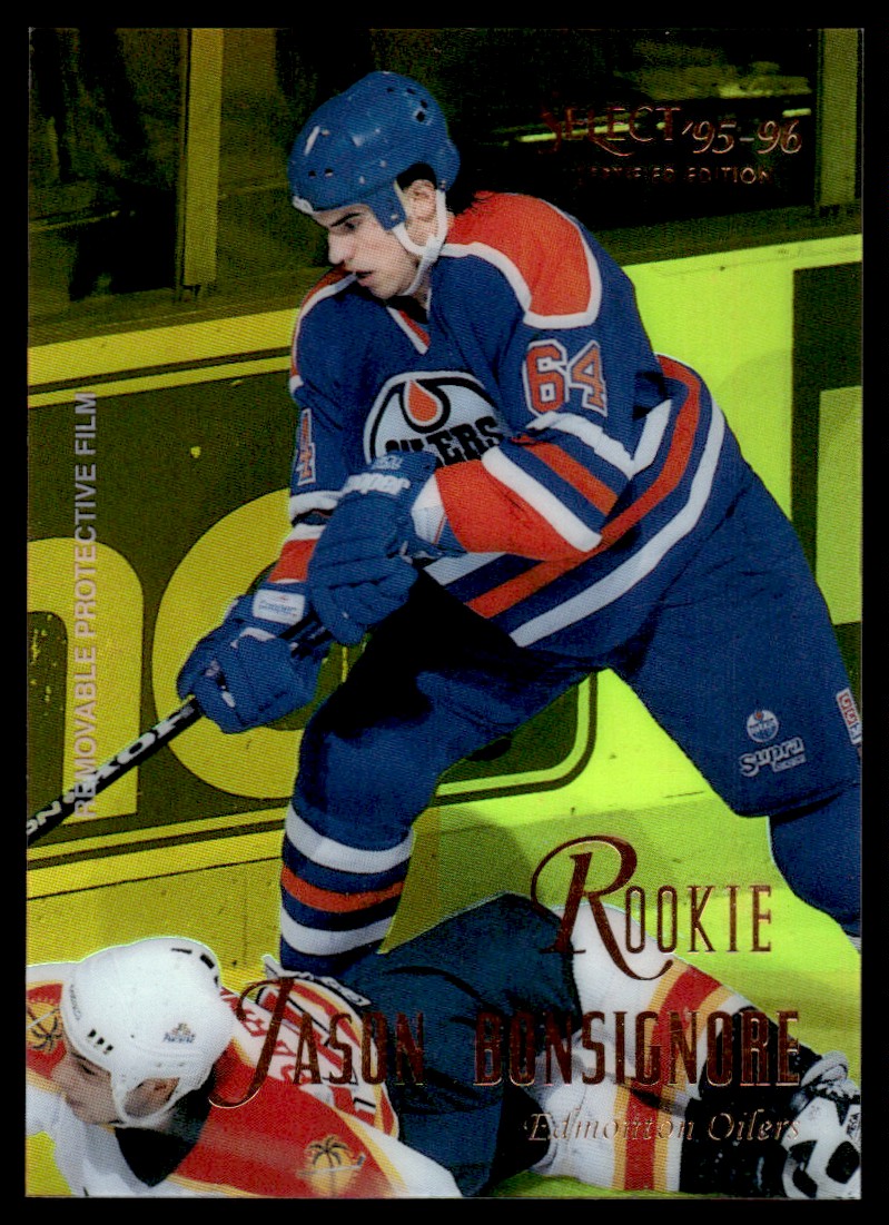1995-96 Select Certified Mirror Gold Jason Bonsignore RC #113