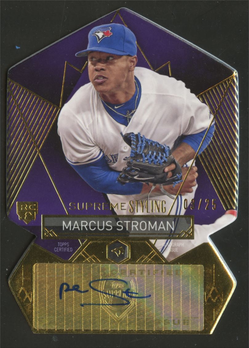 2014 Topps Supreme Styling Purple Marcus Stroman #SS-MS on Kronozio