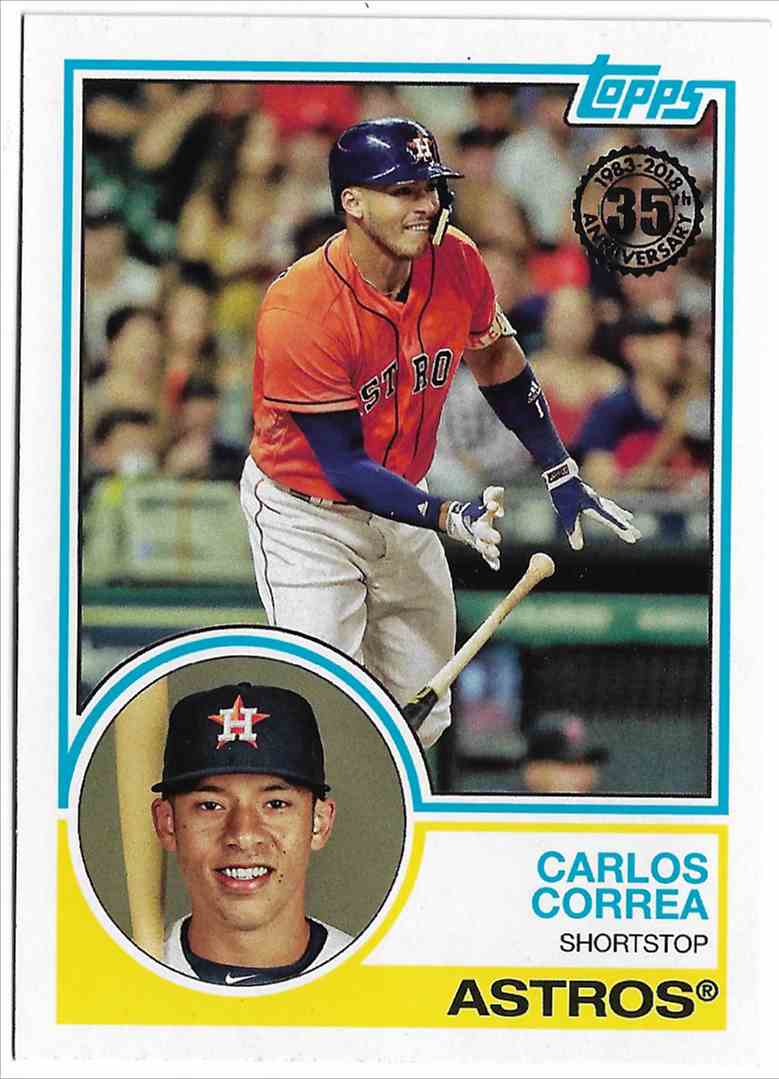 2021 Topps Baseball Card #253 – Carlos Correa Houston Astros – NM-MT Condition