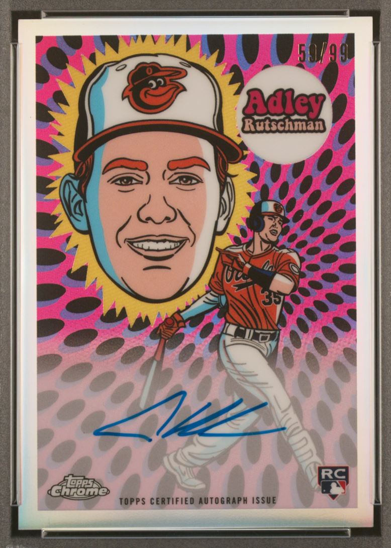 2023 TOPPS CHROME ULTRAVIOLET ALL-STARS Adley Rutschman #UVA-AR on 