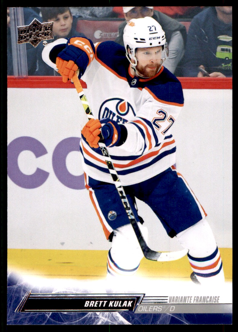 2022-23 Upper Deck Extended Variation Francaise Brett Kulak #560